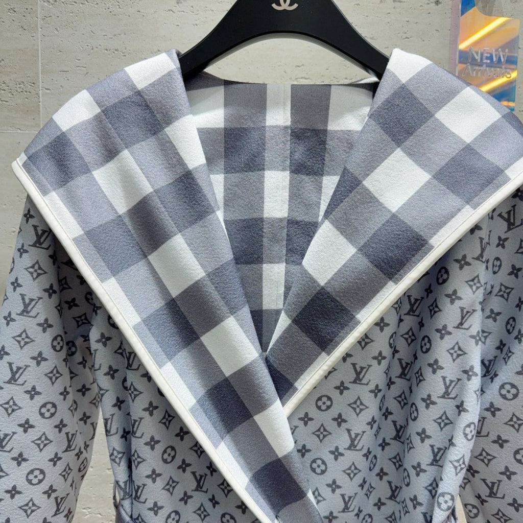 New Fashion Women's All Over Print Reversible Coat CQQ1326101517