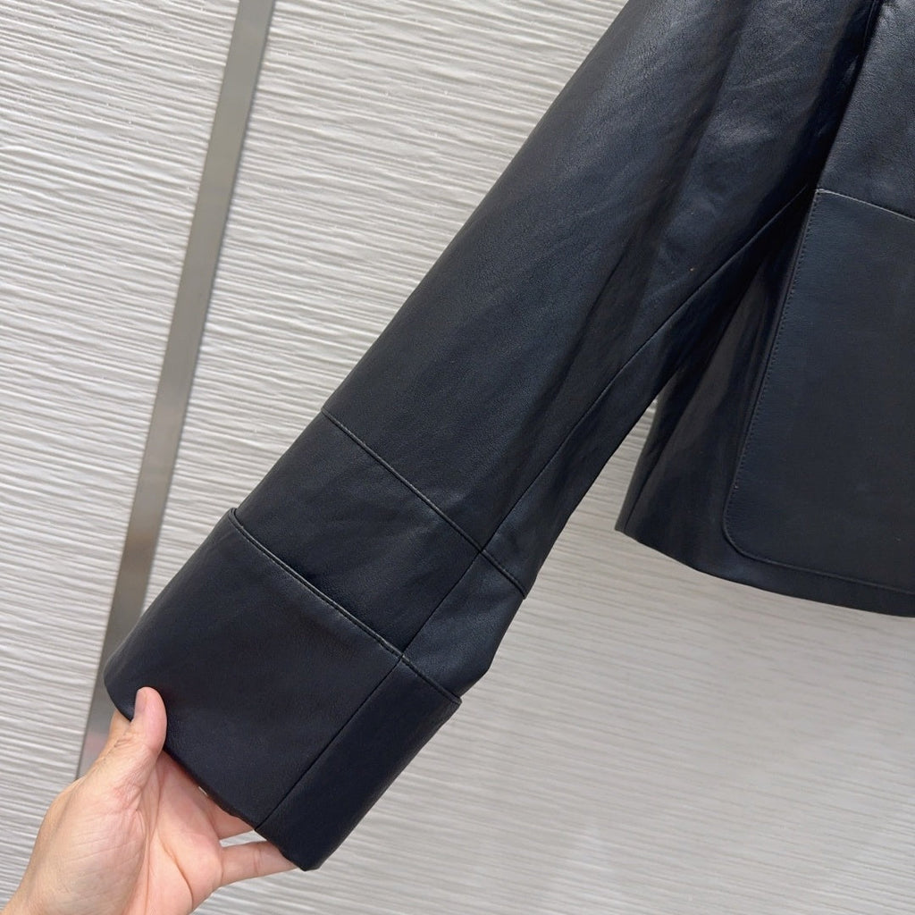 New Fashion Women's FF Leather Jacket CQQ1326101520