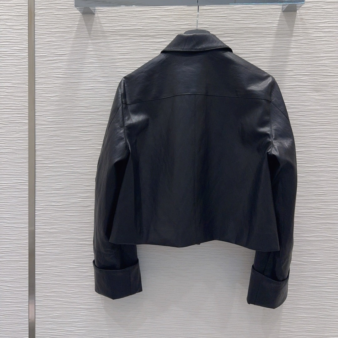 New Fashion Women's FF Leather Jacket CQQ1326101520