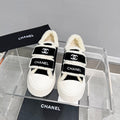 New Fashion Women's Velcro Fleece Lined Platform Sneakers XY1326101522