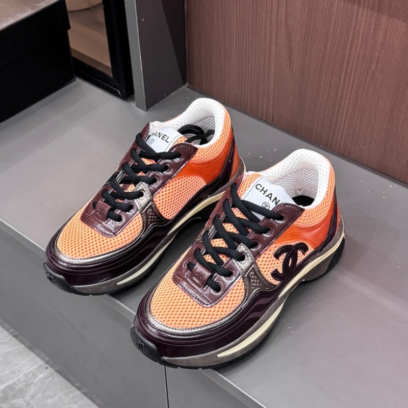 New Fashion Color Block Mesh Platform Sneakers PF1326101602