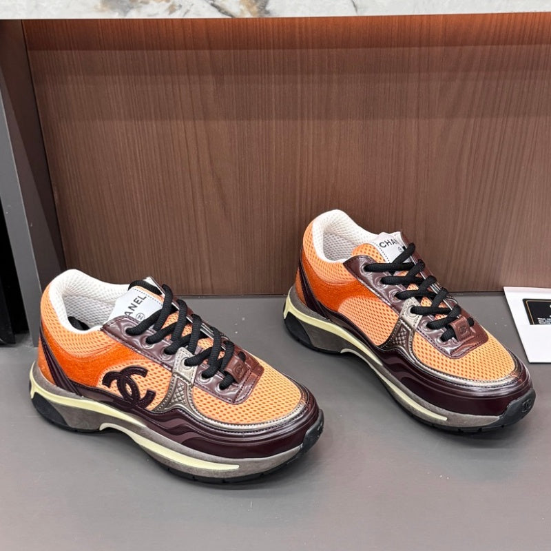 New Fashion Color Block Mesh Platform Sneakers PF1326101602