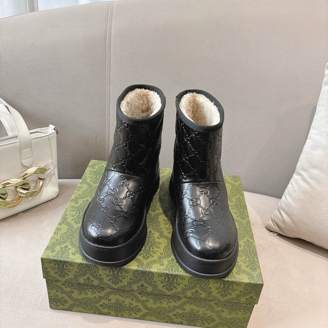New Fashion Women's GG Wool Snow Boots  XY1326101604