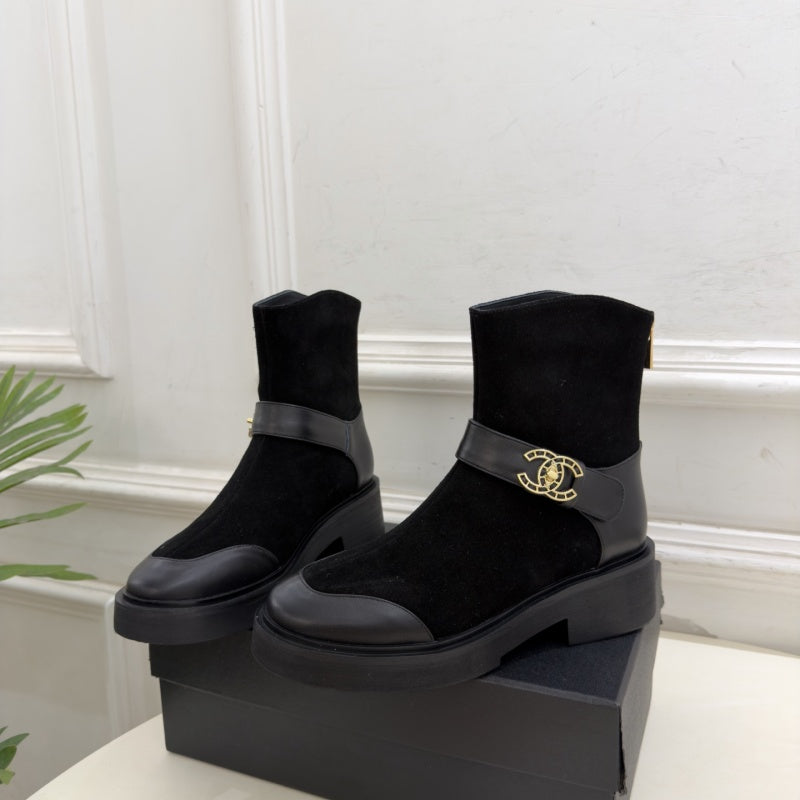 New Fashion Women's CC Platform Ankle Boots XY1326101606
