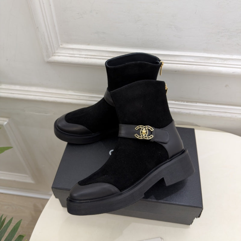 New Fashion Women's CC Platform Ankle Boots XY1326101606