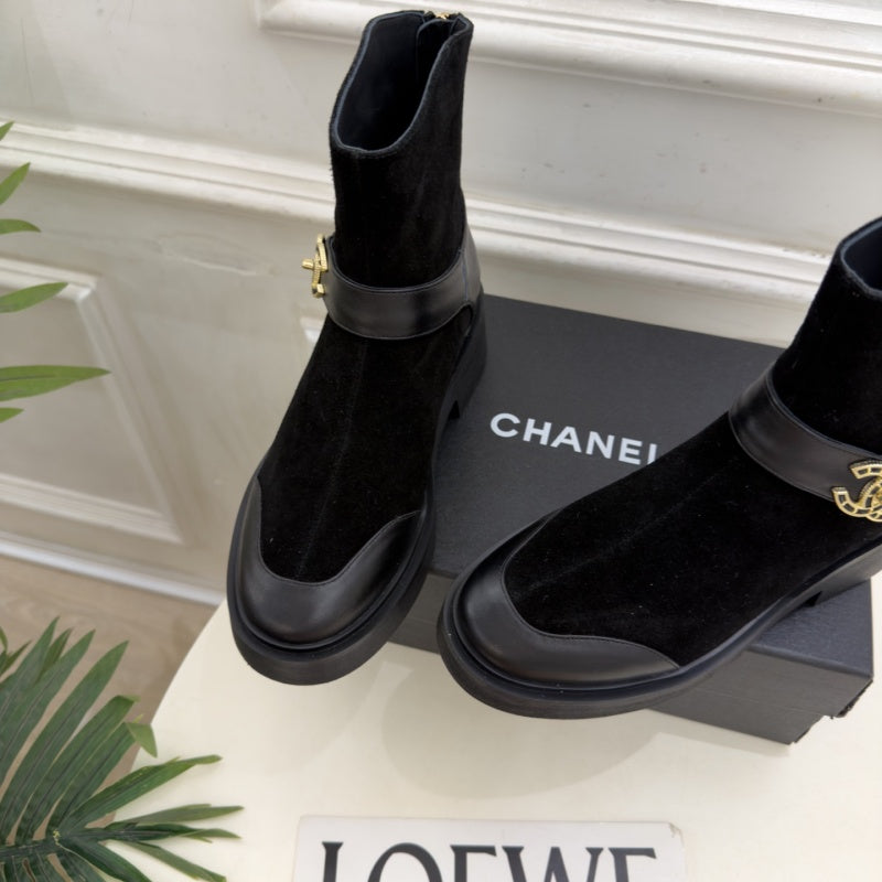 New Fashion Women's CC Platform Ankle Boots XY1326101606