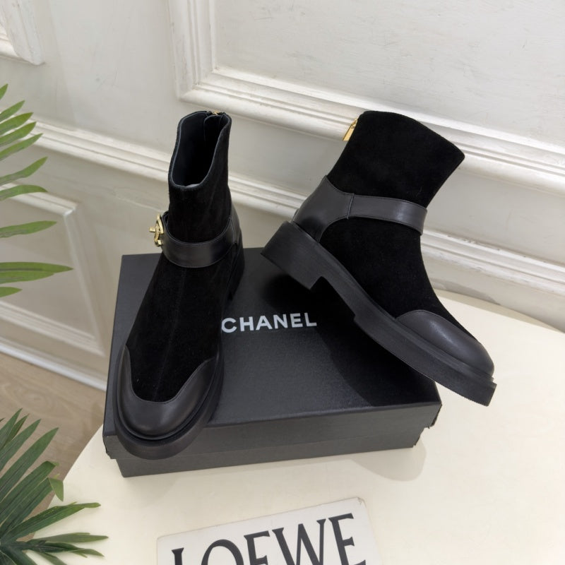 New Fashion Women's CC Platform Ankle Boots XY1326101606
