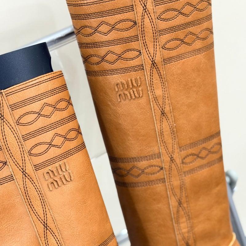New Fashion Women's MIU Tall Western Boots NK1326101607