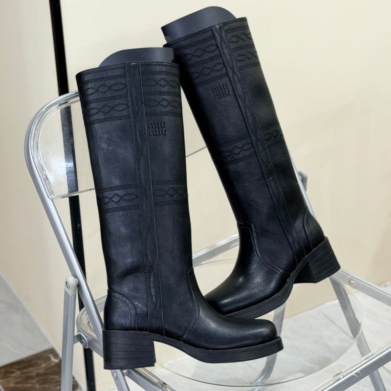 New Fashion Women's MIU Tall Western Boots NK1326101607