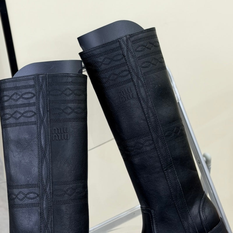 New Fashion Women's MIU Tall Western Boots NK1326101607