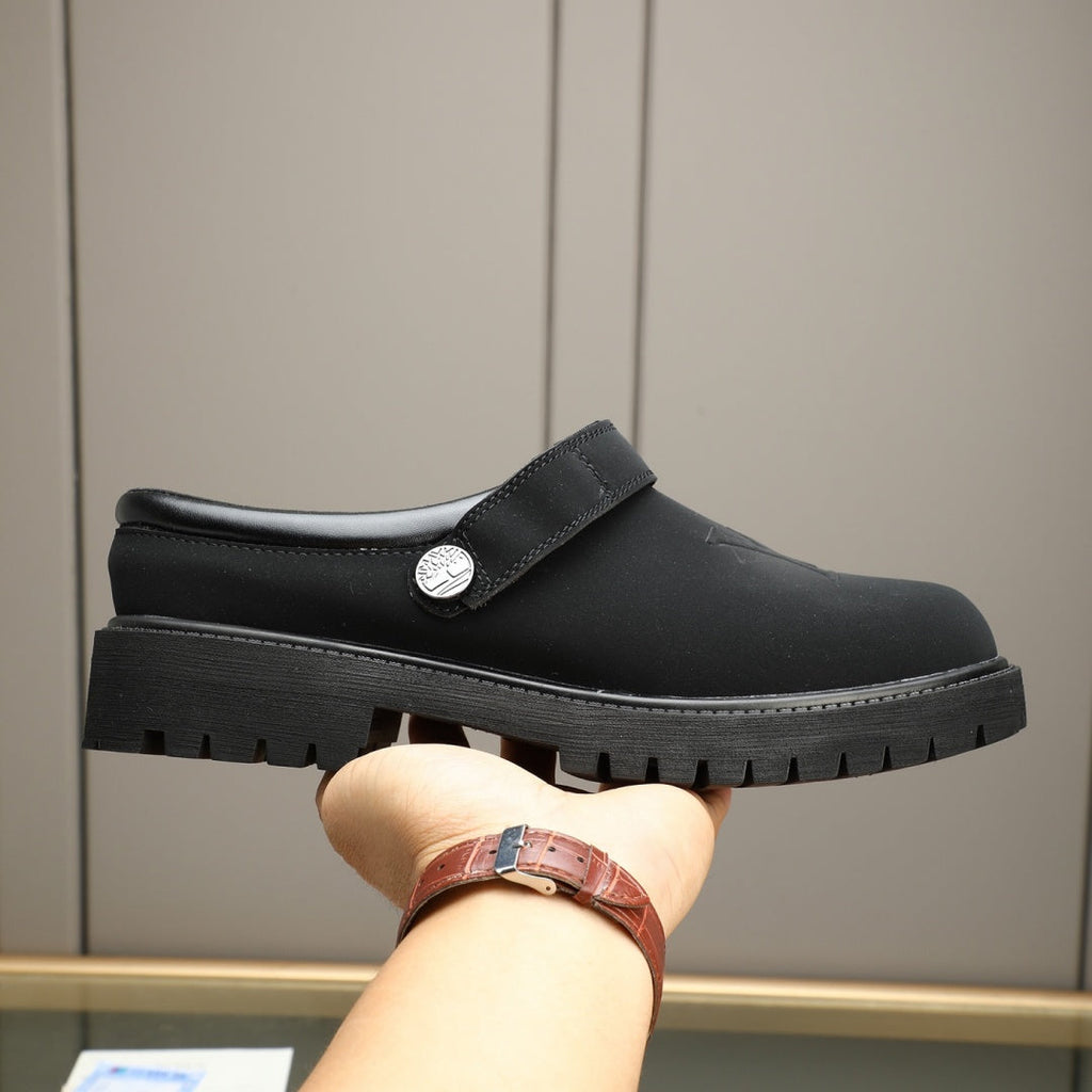 New Fashion Men's Embossed Platform Mule Shoes YY1326101609