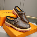 New Fashion Men's Embossed Platform Mule Shoes YY1326101610