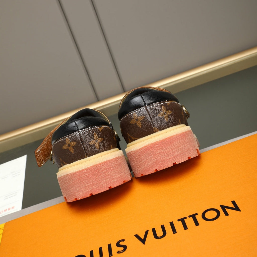 New Fashion Men's Embossed Platform Mule Shoes YY1326101610