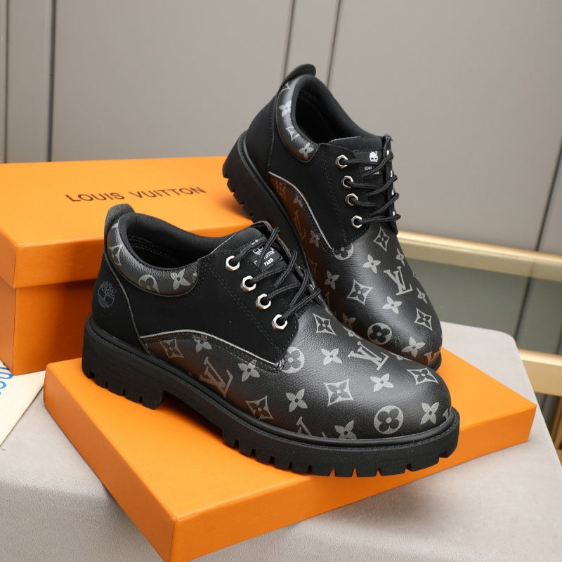 New Fashion Men's Monogram Platform Low-top Work Shoes YY1326101612