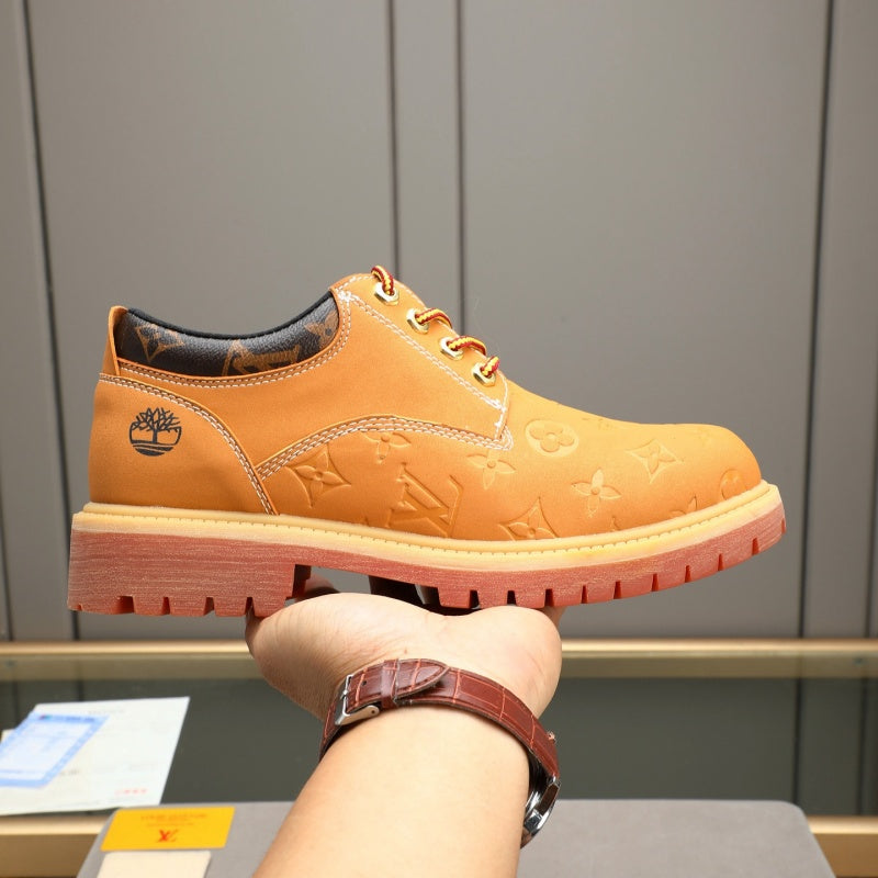 New Fashion Men's Monogram Platform Low-top Work Shoes YY1326101612