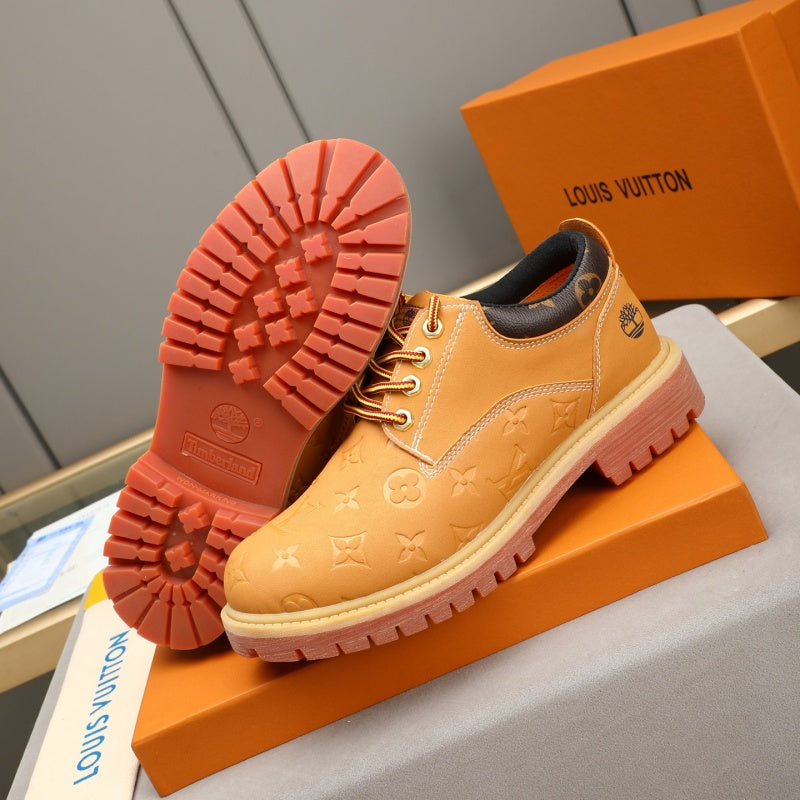 New Fashion Men's Monogram Platform Low-top Work Shoes YY1326101612