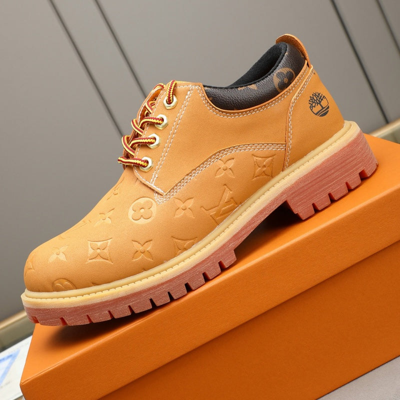 New Fashion Men's Monogram Platform Low-top Work Shoes YY1326101612