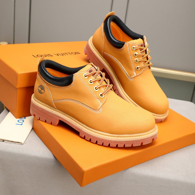 New Fashion Men's Monogram Platform Low-top Work Shoes YY1326101612