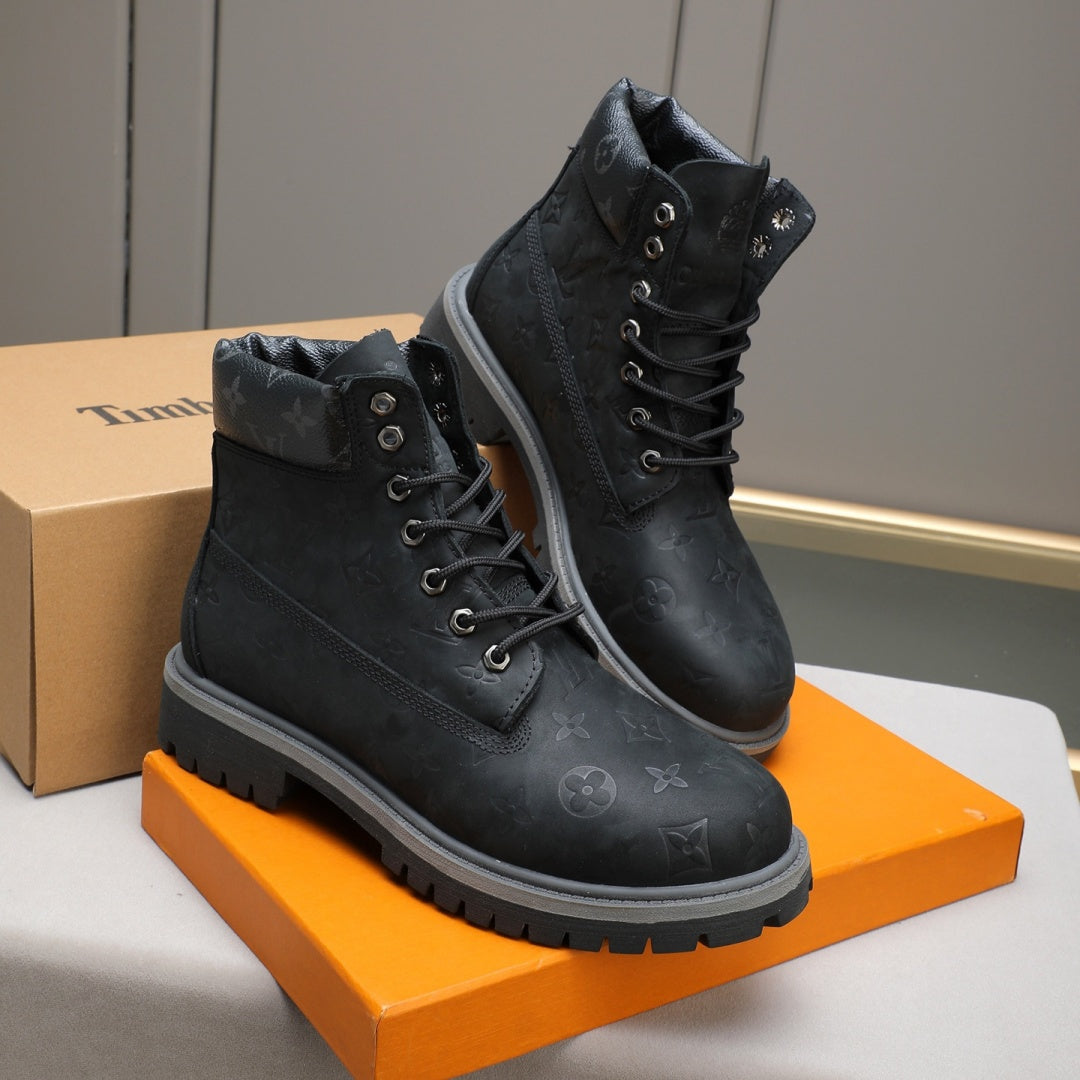 New Fashion Men's Embossed High Top Martin Boots YY1326101611
