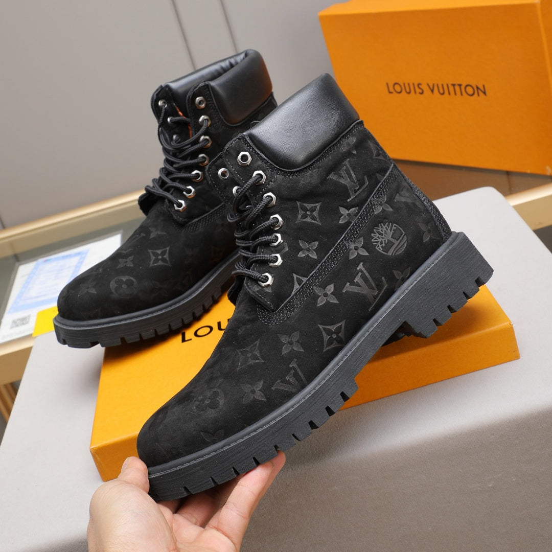 New Fashion Men's Embossed High Top Martin Boots YY1326101614