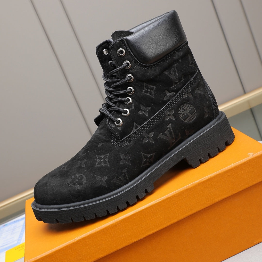 New Fashion Men's Embossed High Top Martin Boots YY1326101614