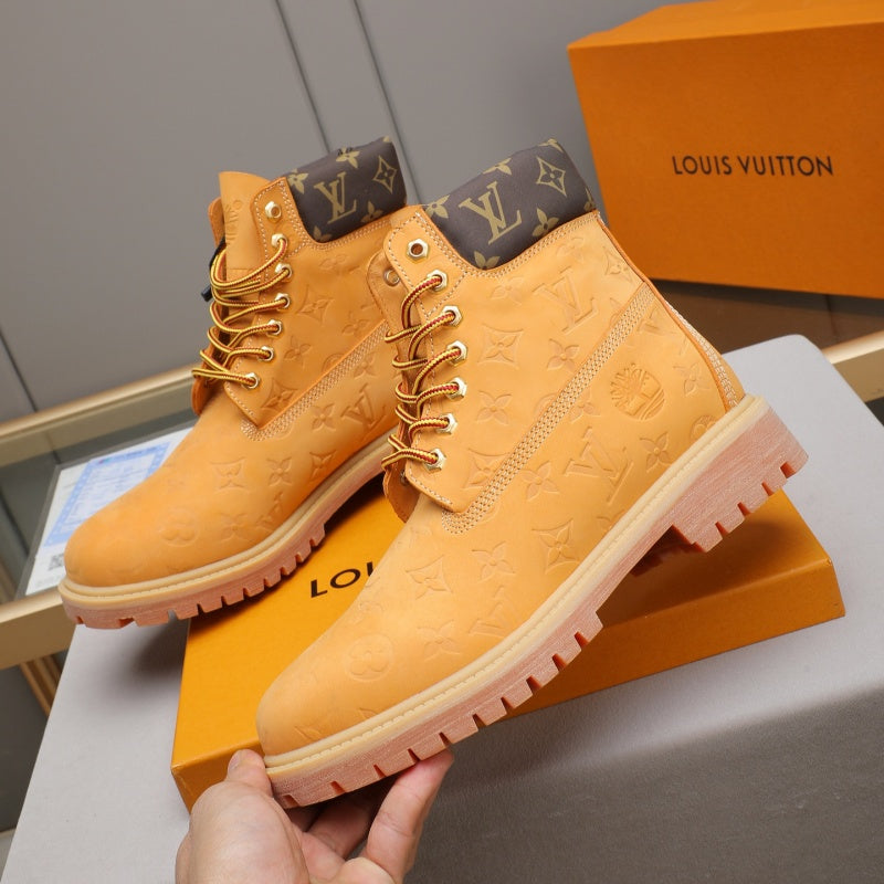 New Fashion Men's Embossed High Top Martin Boots YY1326101615