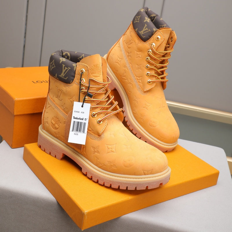 New Fashion Men's Embossed High Top Martin Boots YY1326101615