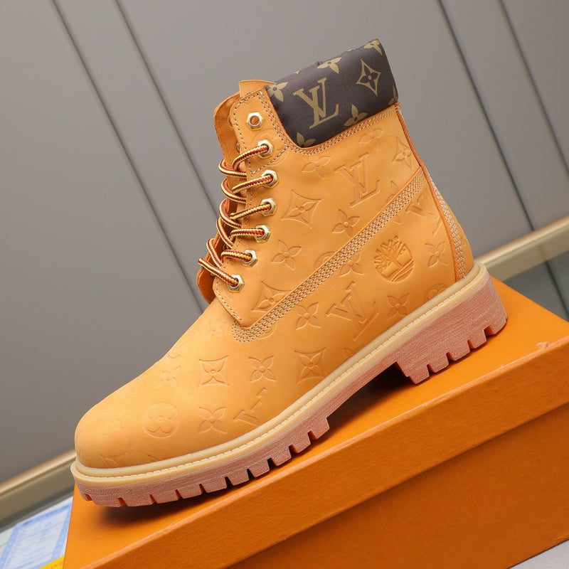 New Fashion Men's Embossed High Top Martin Boots YY1326101615