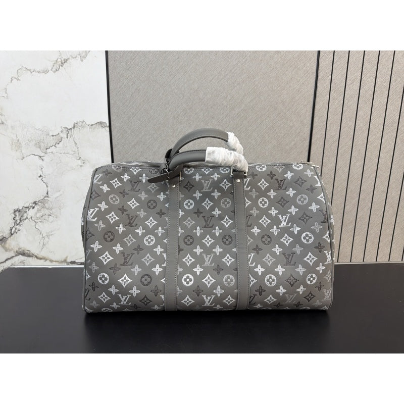 New Fashion Grey Monogram Handheld Travel Duffle Bag CWT1326101919