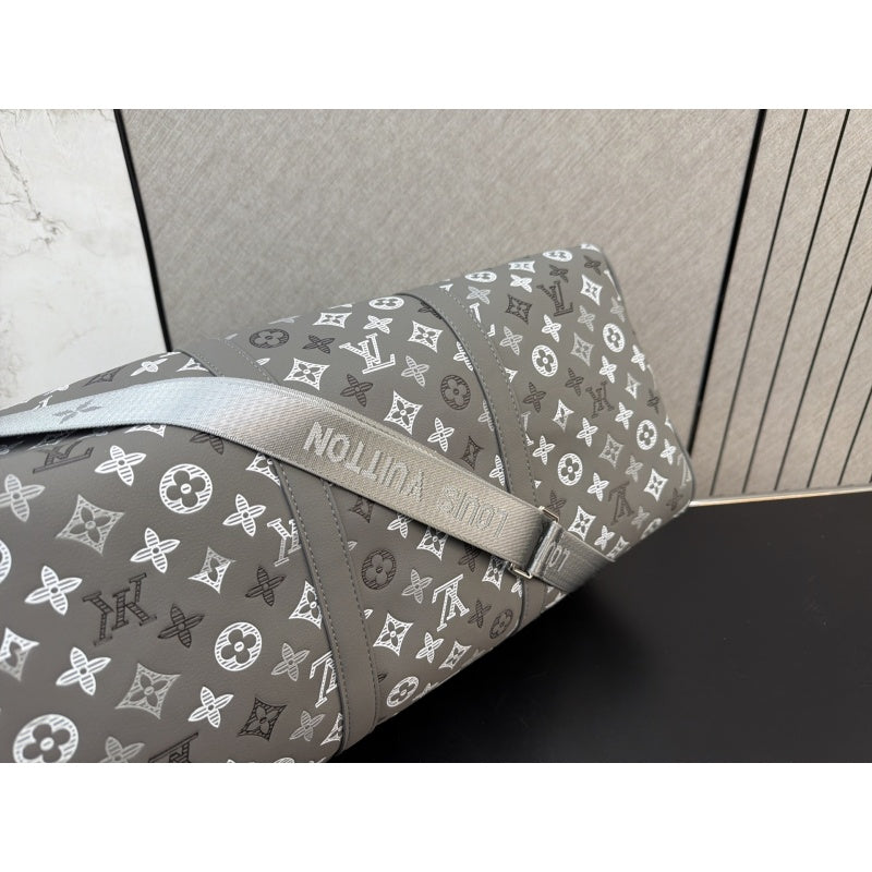 New Fashion Grey Monogram Handheld Travel Duffle Bag CWT1326101919