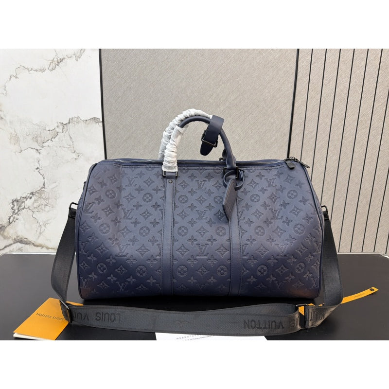New Fashion Embossed Monogram Handheld Travel Duffle Bag CWT1326101921