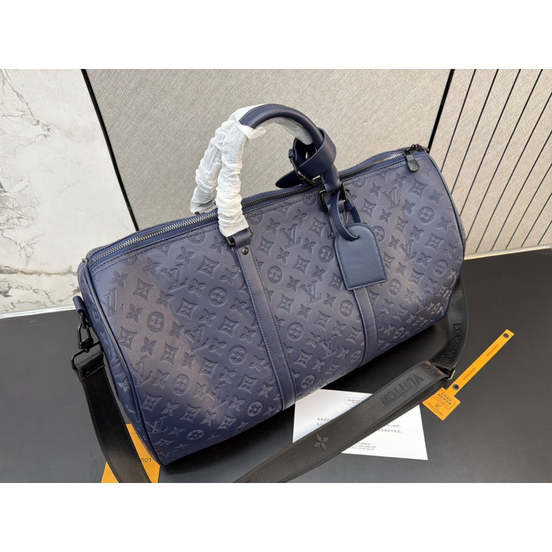 New Fashion Embossed Monogram Handheld Travel Duffle Bag CWT1326101921