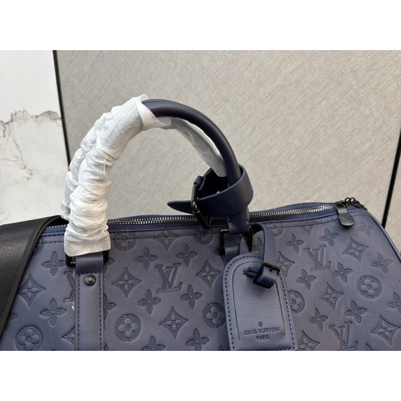 New Fashion Embossed Monogram Handheld Travel Duffle Bag CWT1326101921