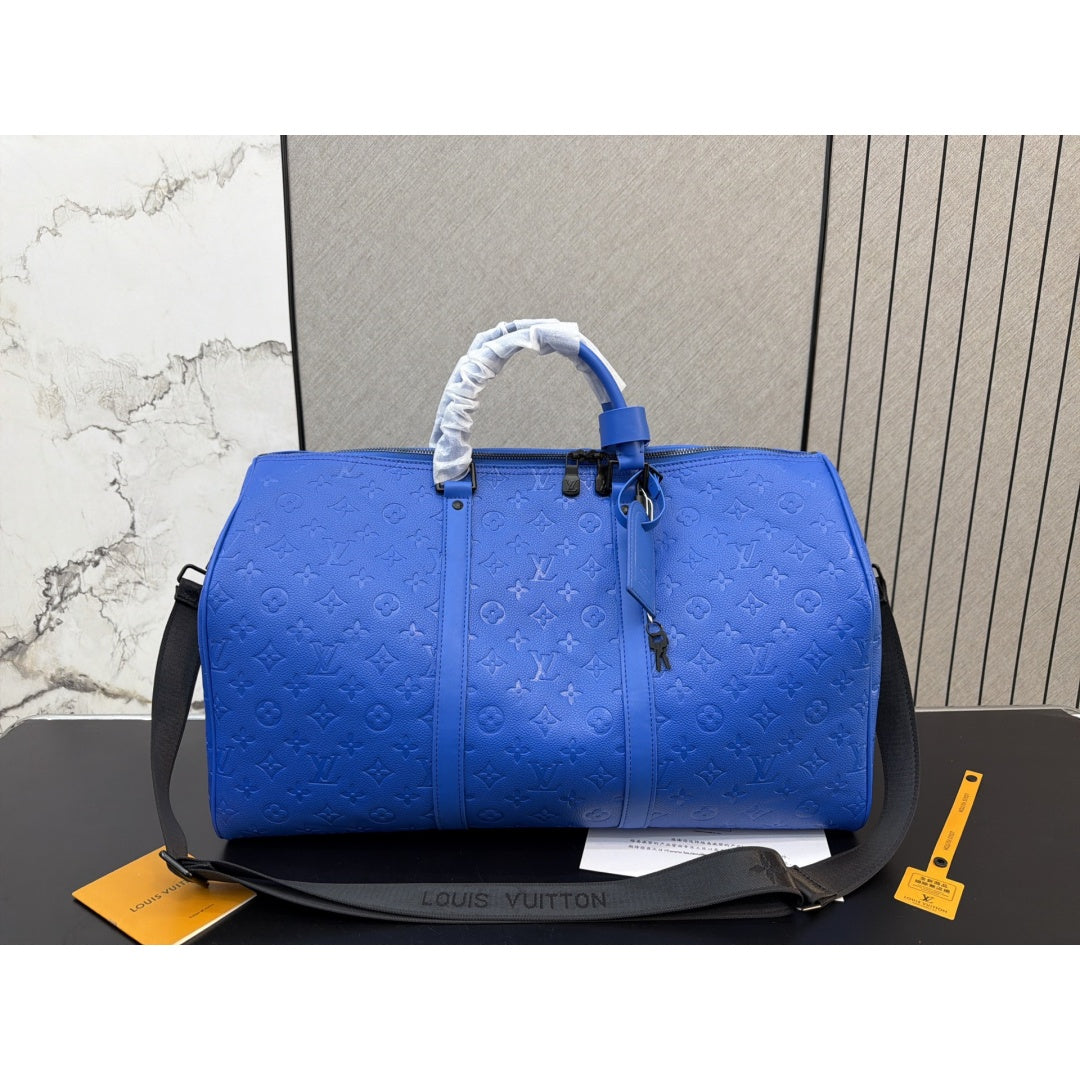 New Fashion Embossed Monogram Handheld Travel Duffle Bag CWT1326101922