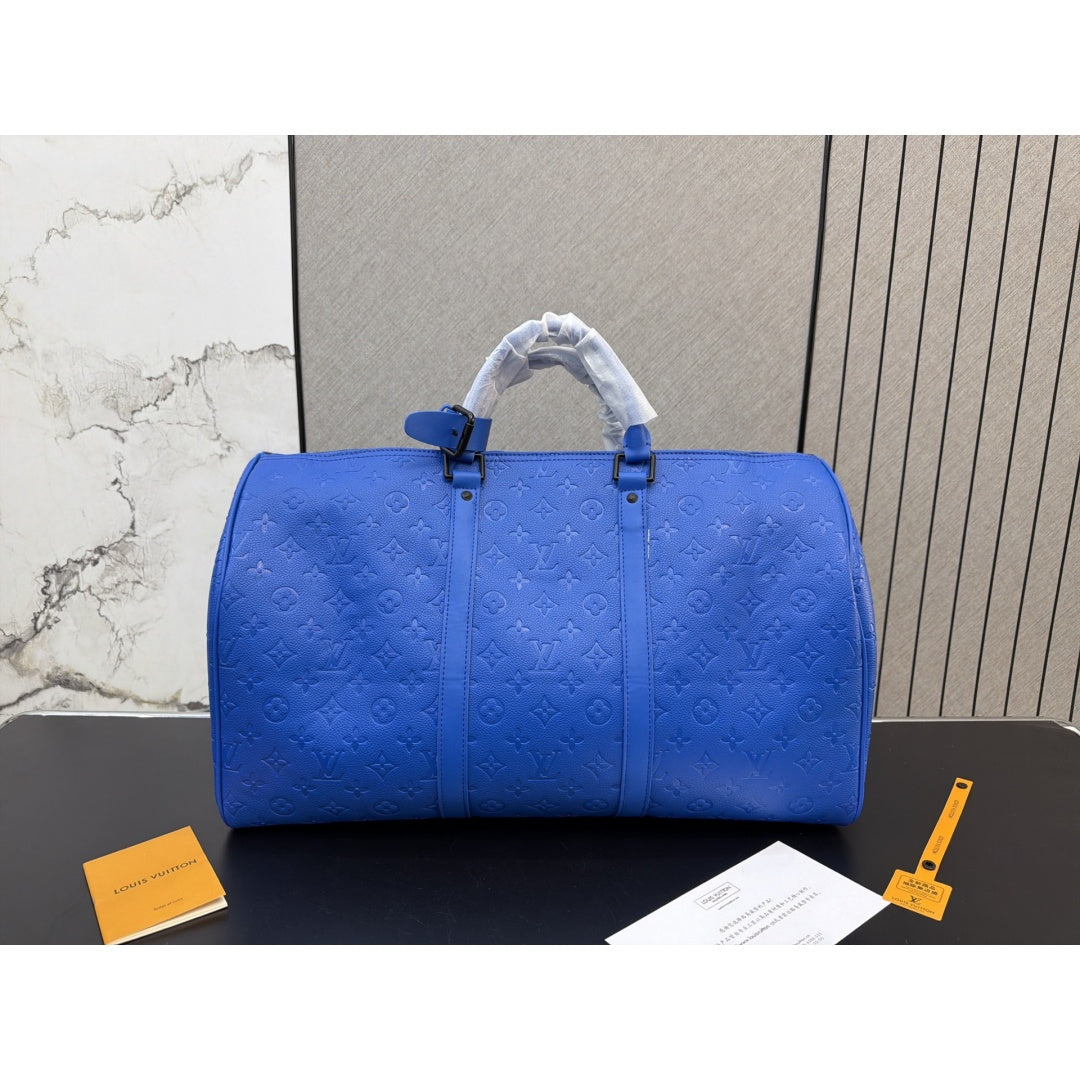 New Fashion Embossed Monogram Handheld Travel Duffle Bag CWT1326101922