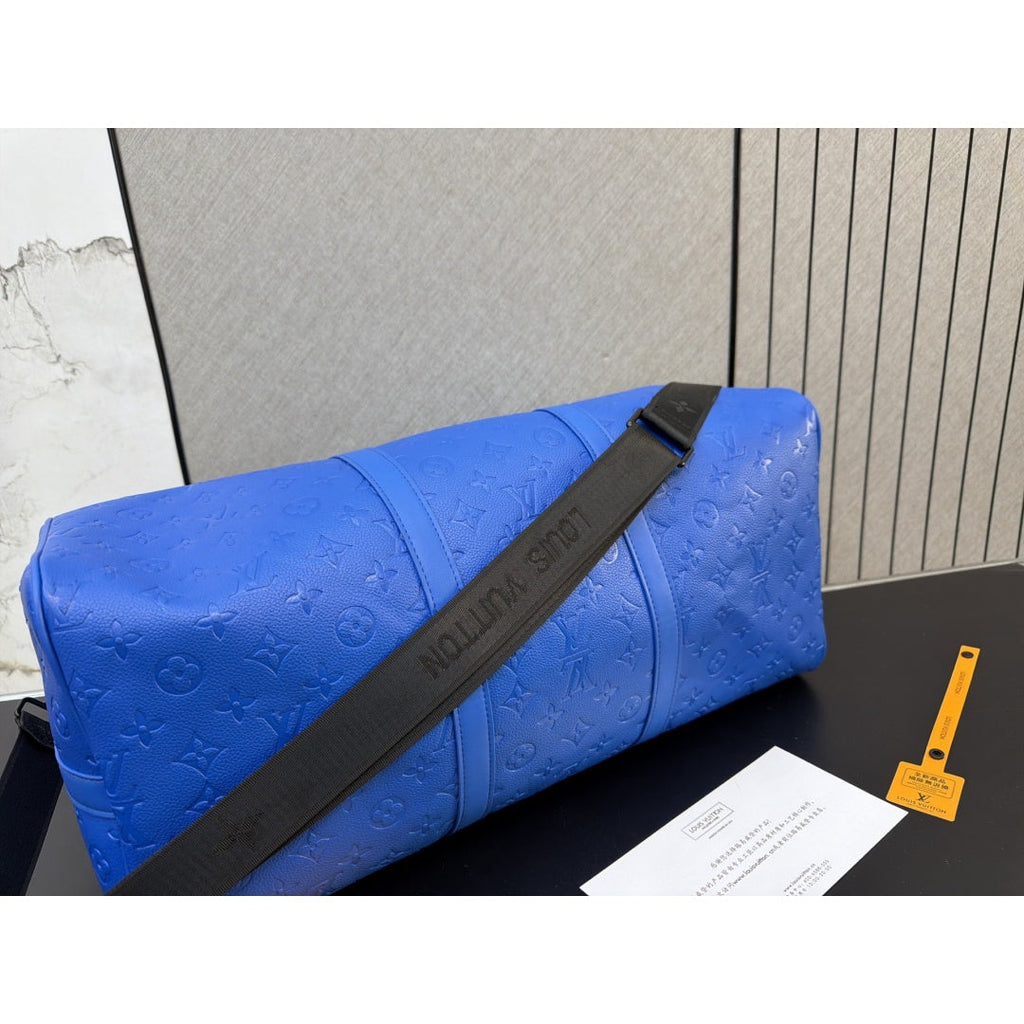 New Fashion Embossed Monogram Handheld Travel Duffle Bag CWT1326101922