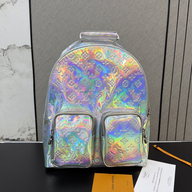 New Fashion Holographic Embossed Backpack CWT1326101924