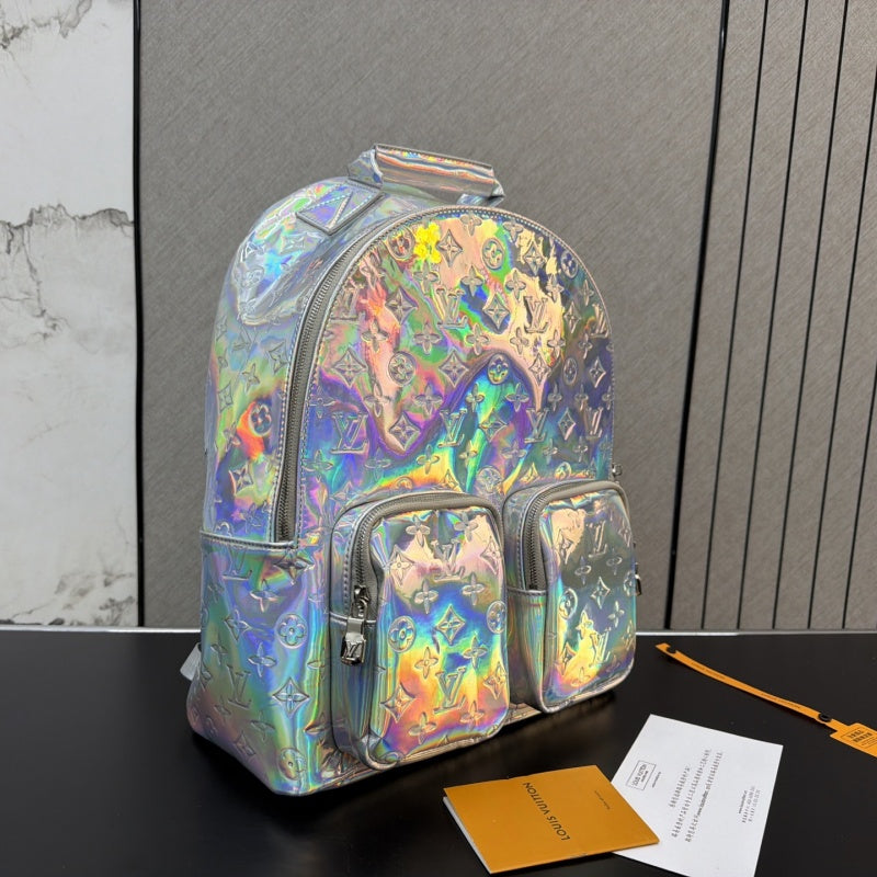 New Fashion Holographic Embossed Backpack CWT1326101924