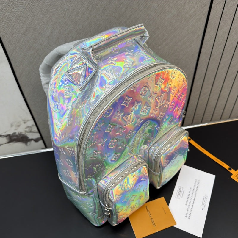New Fashion Holographic Embossed Backpack CWT1326101924