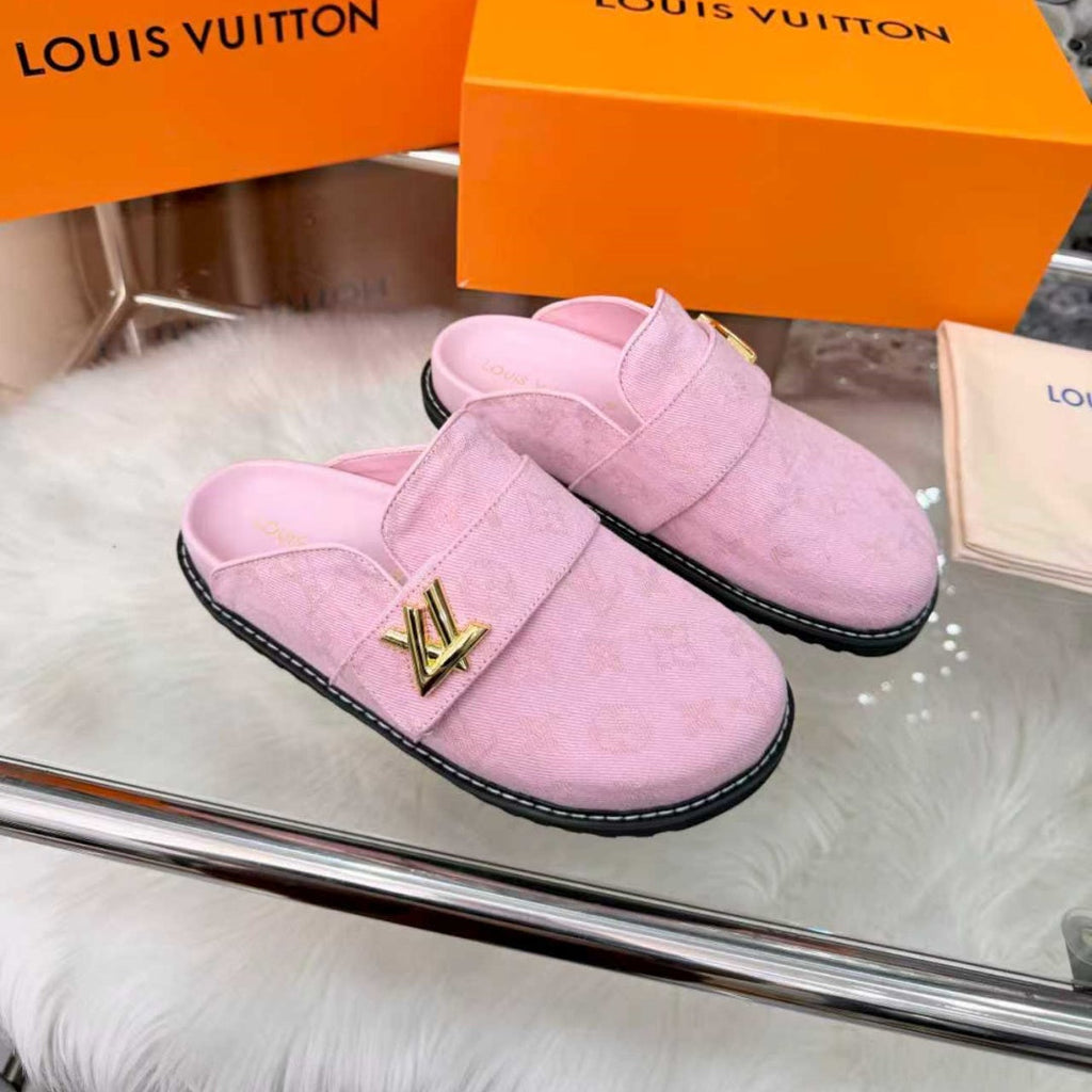 New Fashion Unisex Metal Decorated Mule Slippers PF1326101926