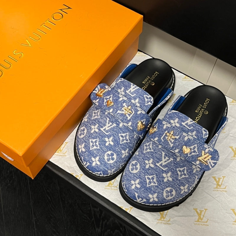 New Fashion Unisex Metal Decorated Mule Slippers PF1326101929