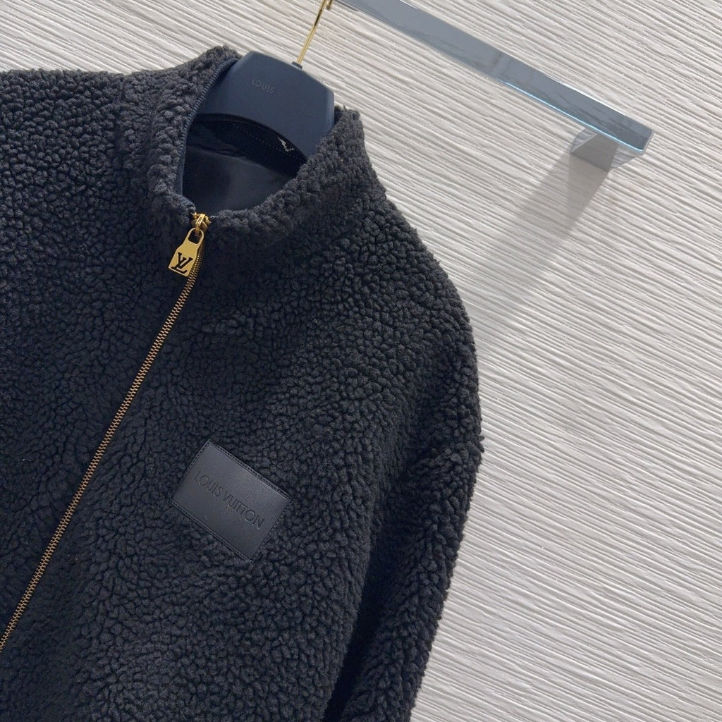 New Fashion Women's Stand Collar Sherpa Jacket CQQ1326102008