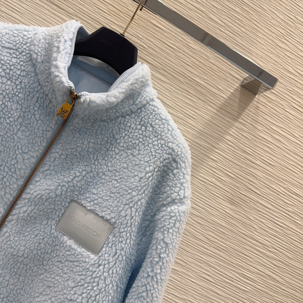 New Fashion Women's Stand Collar Sherpa Jacket CQQ1326102008