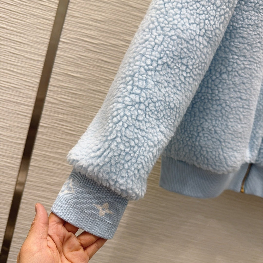 New Fashion Women's Stand Collar Sherpa Jacket CQQ1326102008