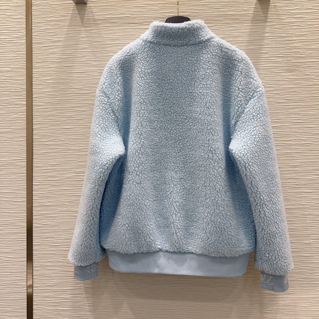 New Fashion Women's Stand Collar Sherpa Jacket CQQ1326102008