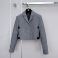New Fashion Women's Spliced Blazer Suit CQQ1326102015