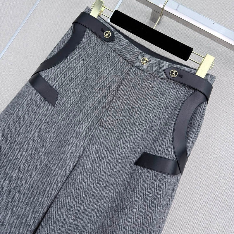 New Fashion Women's Spliced Blazer Suit CQQ1326102015