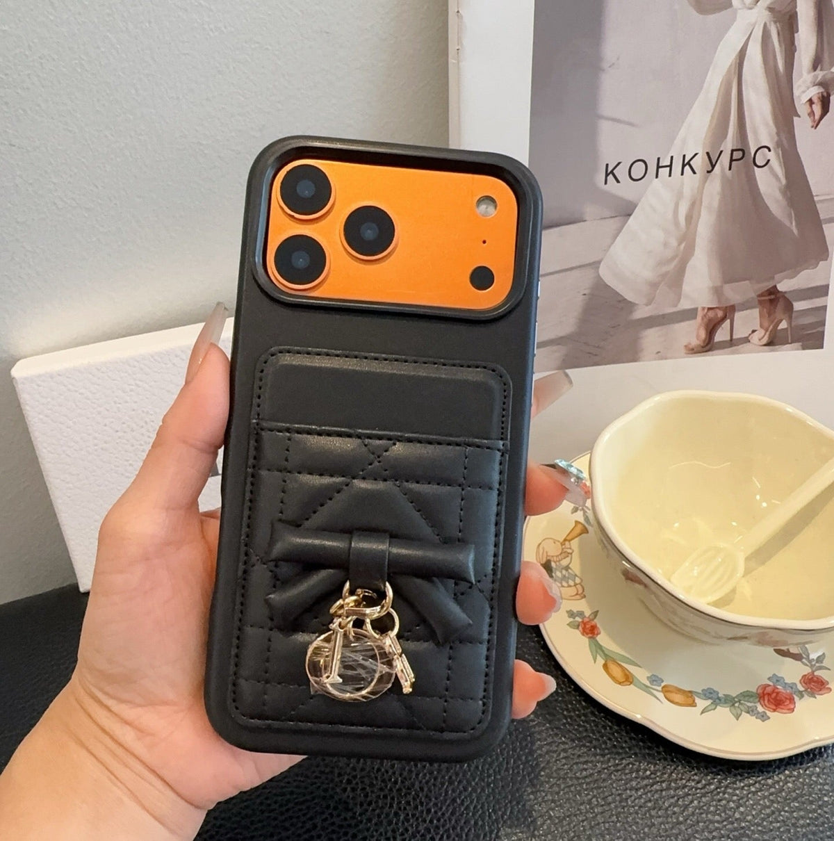 New Fashion Bow Card Holder Phone Case LD1326102103