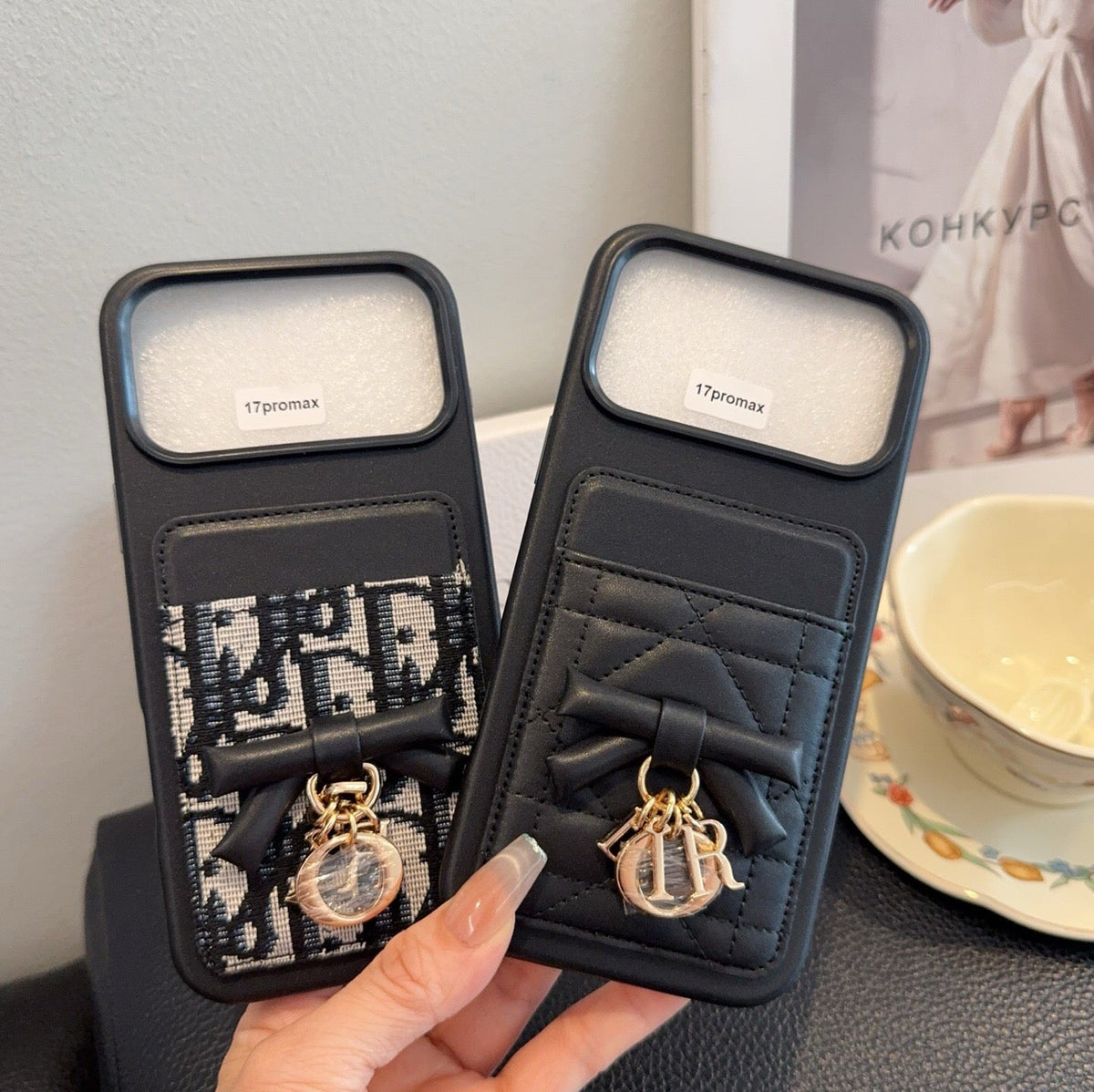 New Fashion Bow Card Holder Phone Case LD1326102103