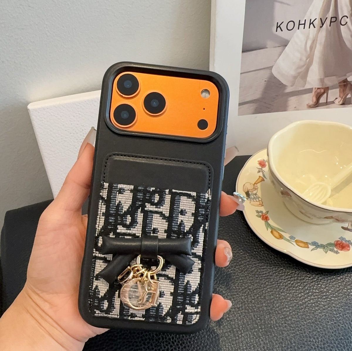 New Fashion Bow Card Holder Phone Case LD1326102103